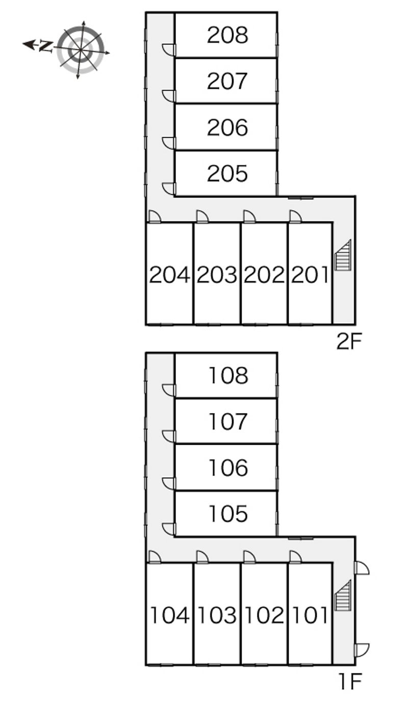 レオパレスＳＡＳ　６２ 間取配置図