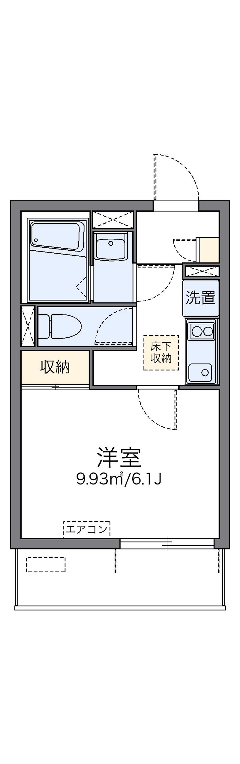 レオネクストＭ＆Ｈ　Ⅱ 間取図