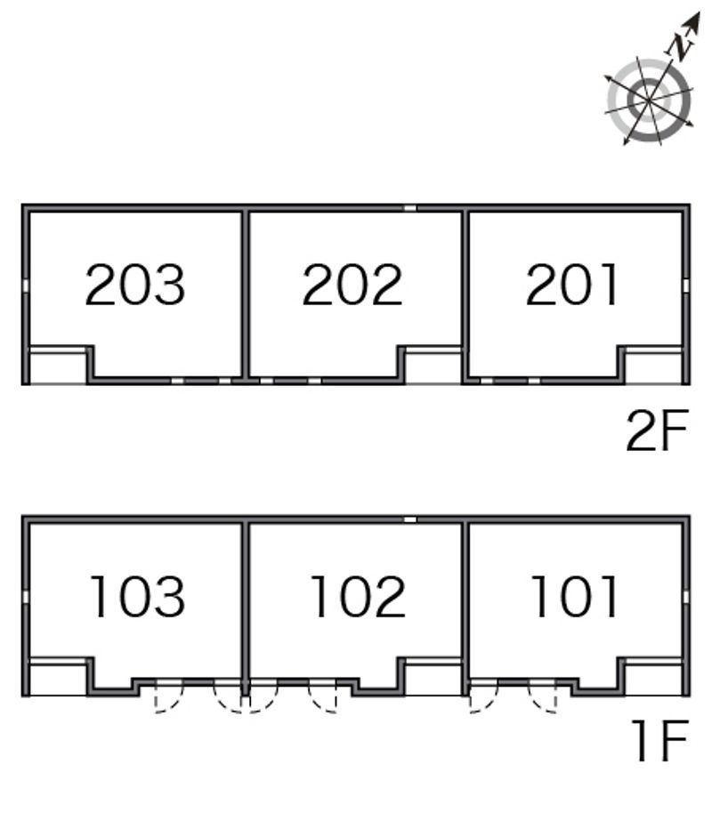 レオネクスト川原１ 間取配置図