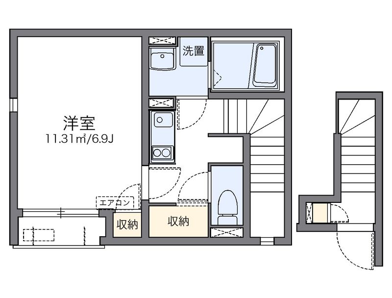 レオネクスト小山クイーン館 間取図