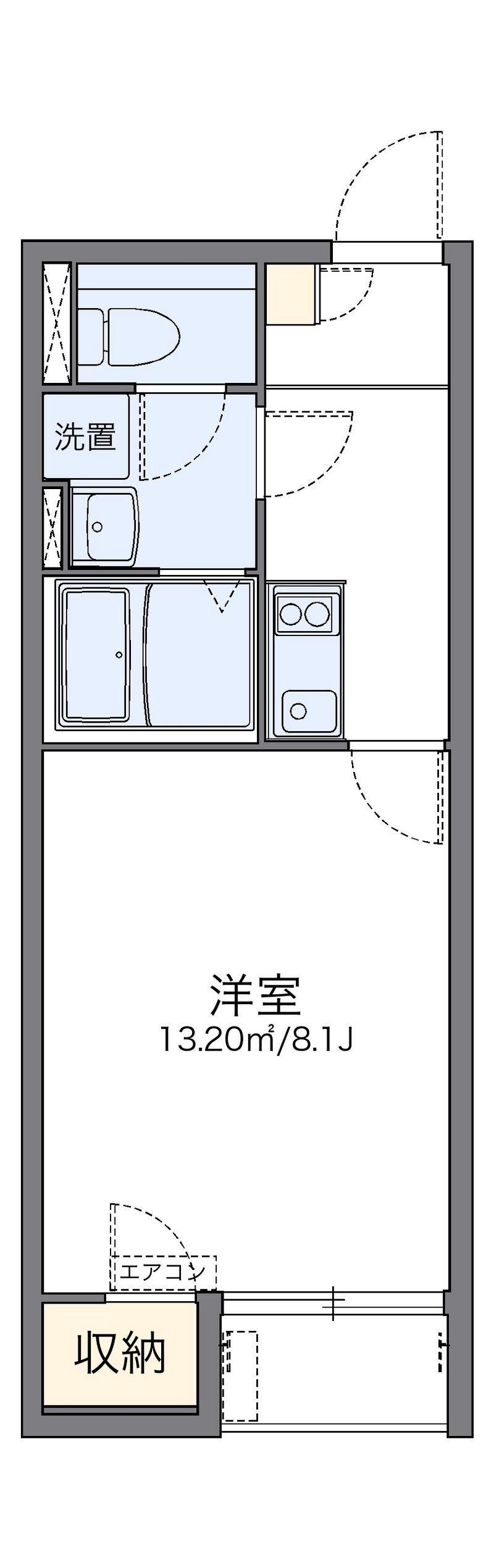 レオネクスト宇治大久保 間取図