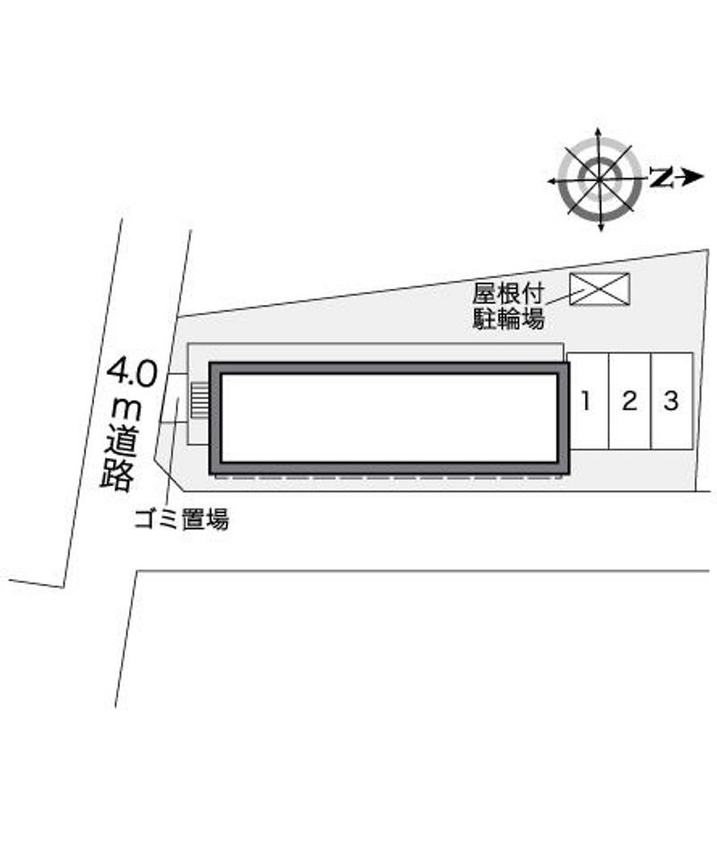 レオパレスエムケーズホーム 駐車場
