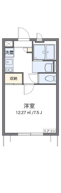 レオパレスコンフォート 間取り図