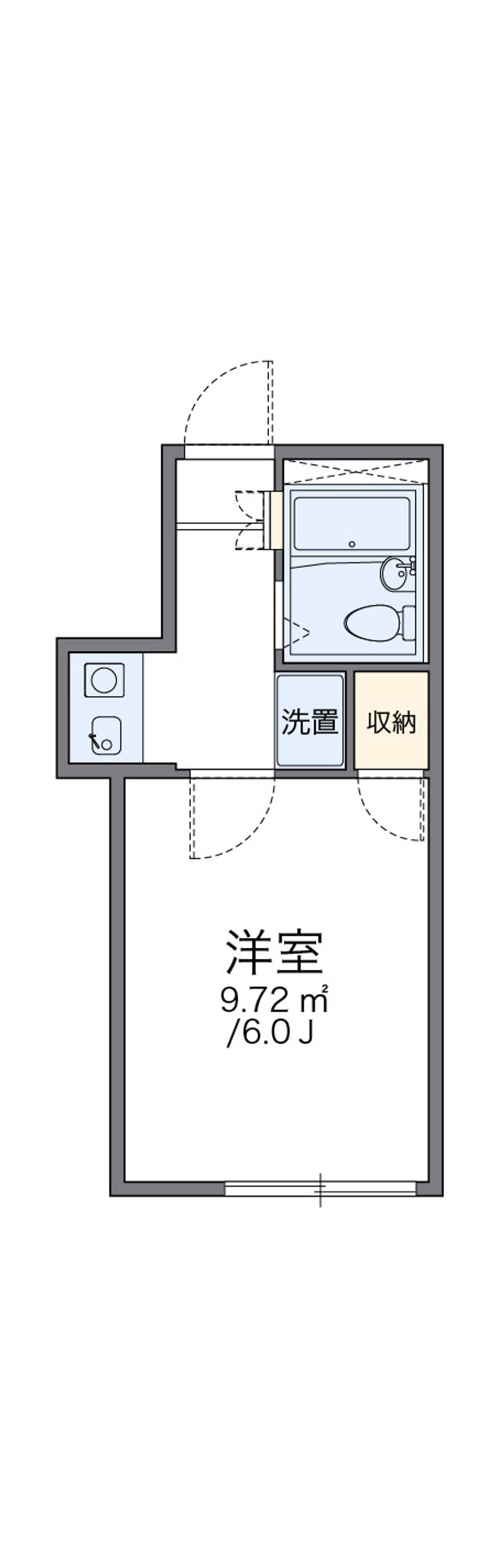 レオパレス野並 間取図