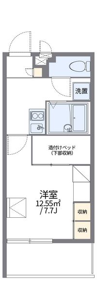 レオパレスコーラルアイルⅡ 間取り図