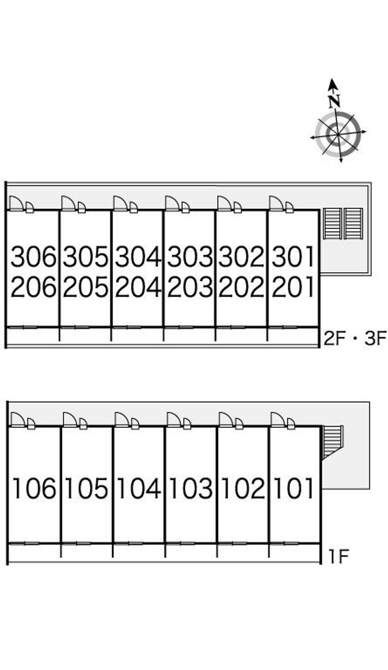 レオパレスリオ 間取配置図