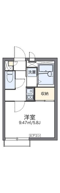 レオパレスマインド 間取り図