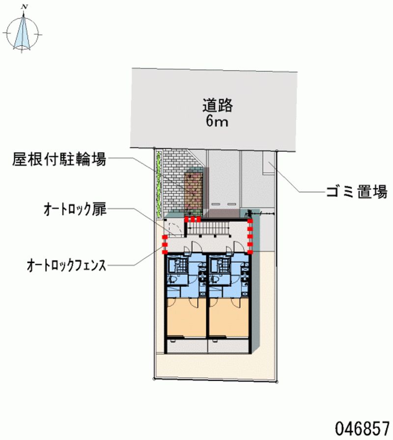 レオネクストウエストフィールド 区画図