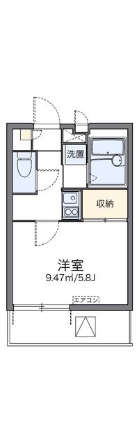 レオパレス丸山本通 間取り図