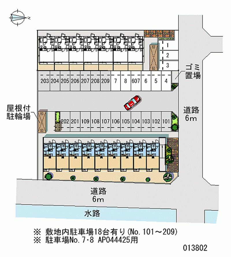 13802月租停车场