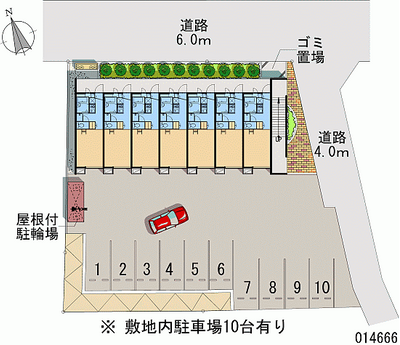 14666 Monthly parking lot