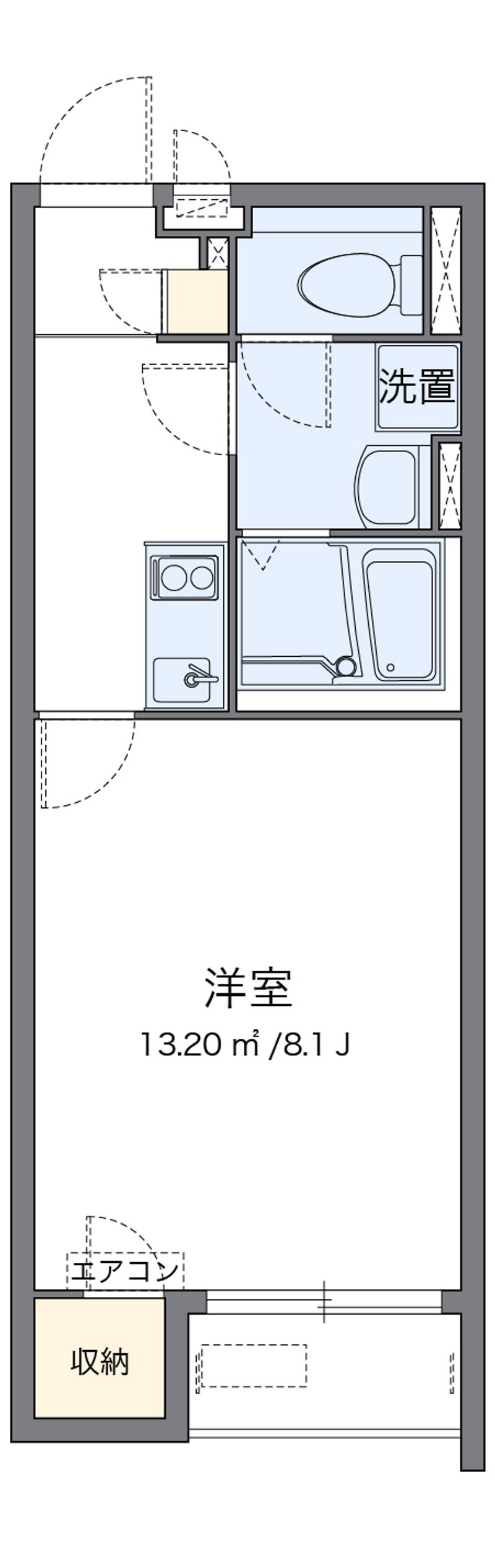 クレイノＡＺＵＭＡ 間取図