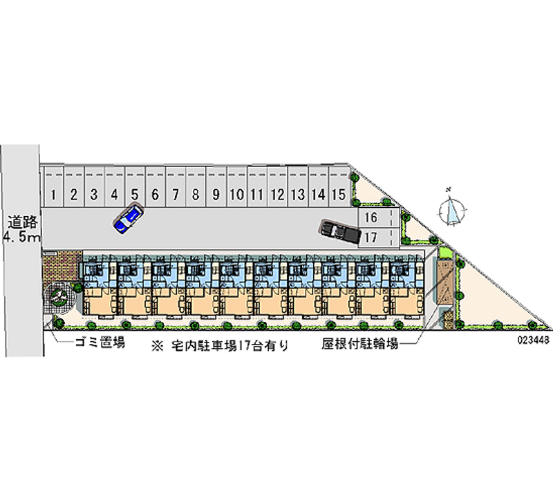 23448 Monthly parking lot