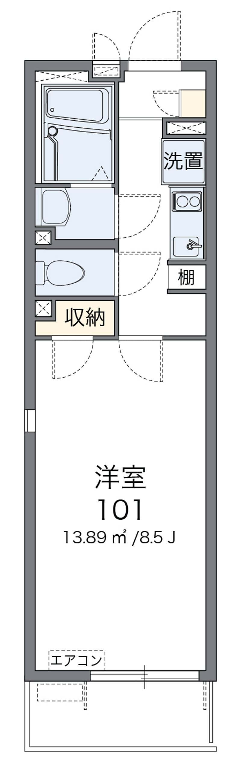 レオネクストヴァレッタ 間取図