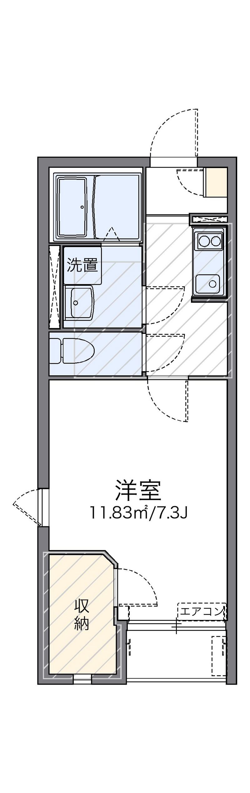 レオネクストグラースⅡ 間取図