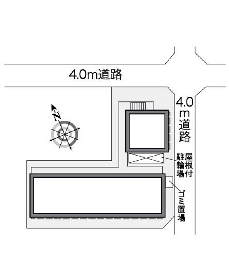 レオパレスファーレⅣ 配置図