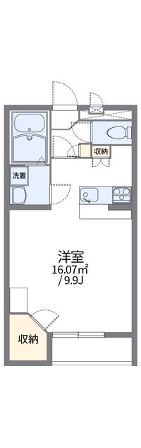 レオパレスカーサベルデ油山Ⅱ 間取り図