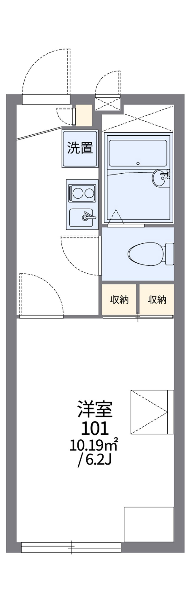 レオパレス高瀬ヒュッテ２ 間取図