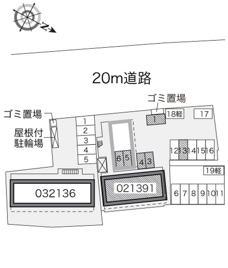 レオパレスＭＩＹＡＳＨＩＲＯ 配置図