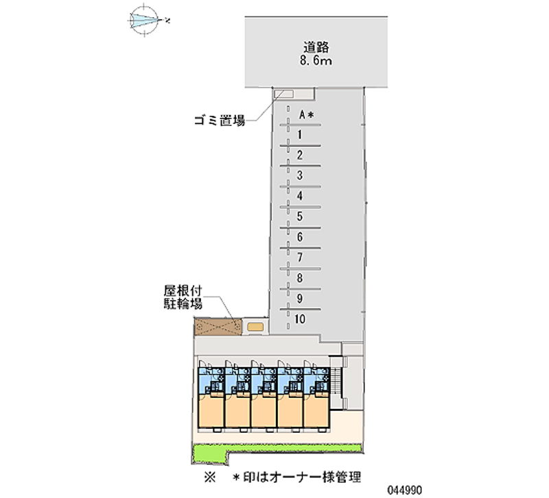 44990 Monthly parking lot