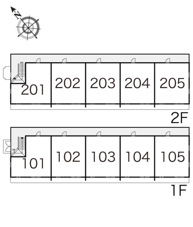 レオパレスヴィヴェール 間取配置図