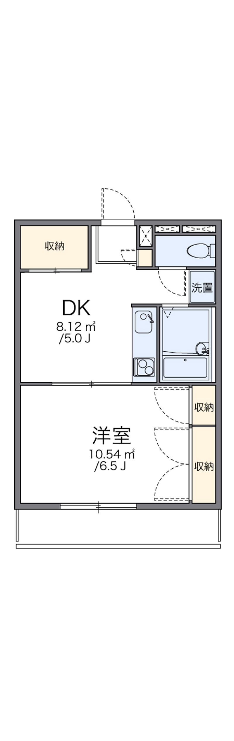 レオパレスクレベール 間取図