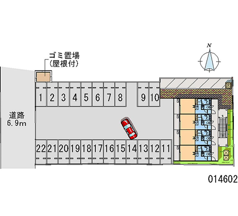 レオパレスＶｉｎｇｔ　ｅｔ　ｕｎ 区画図