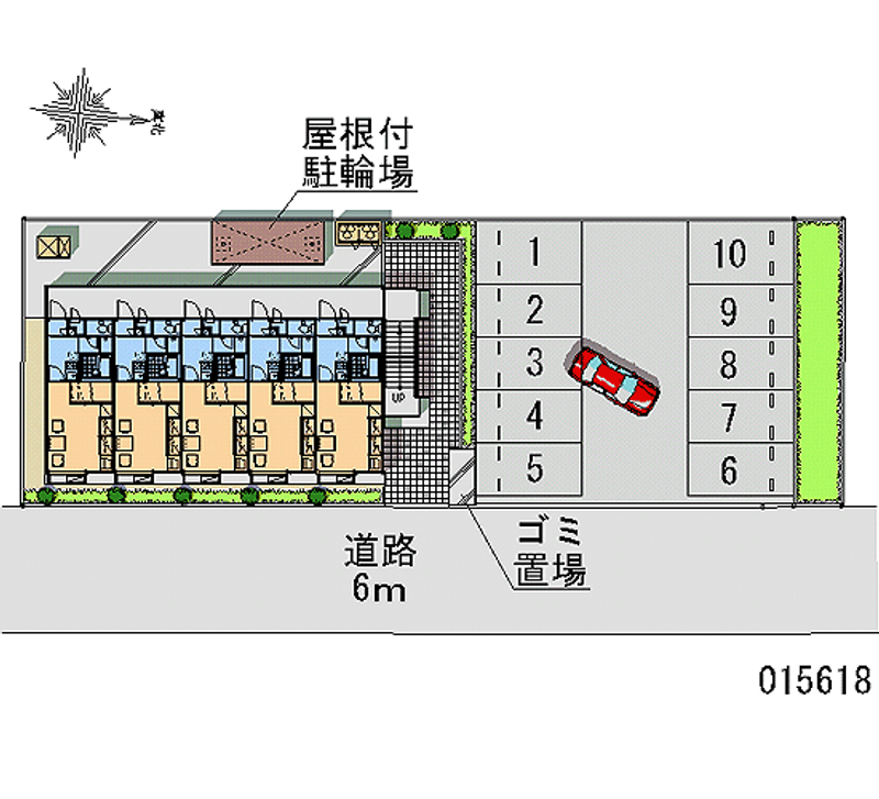 レオパレスＴ・Ｋ 月極駐車場