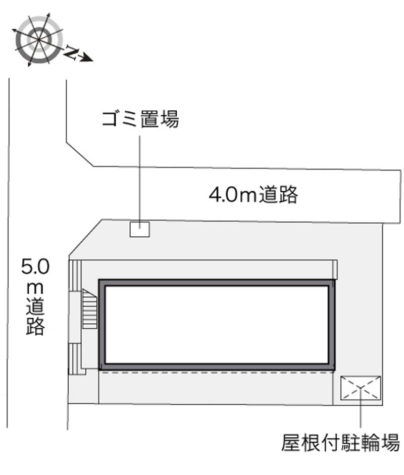 レオパレスかすみ 配置図