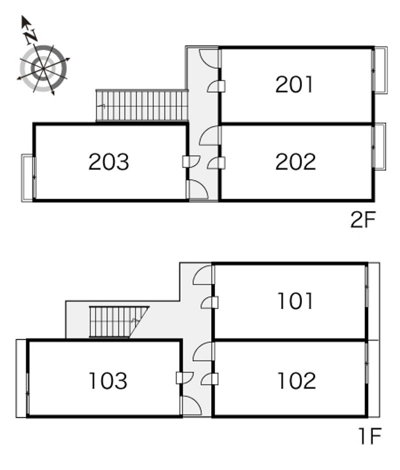 レオパレスＹＡＭＡＴＯ 間取配置図