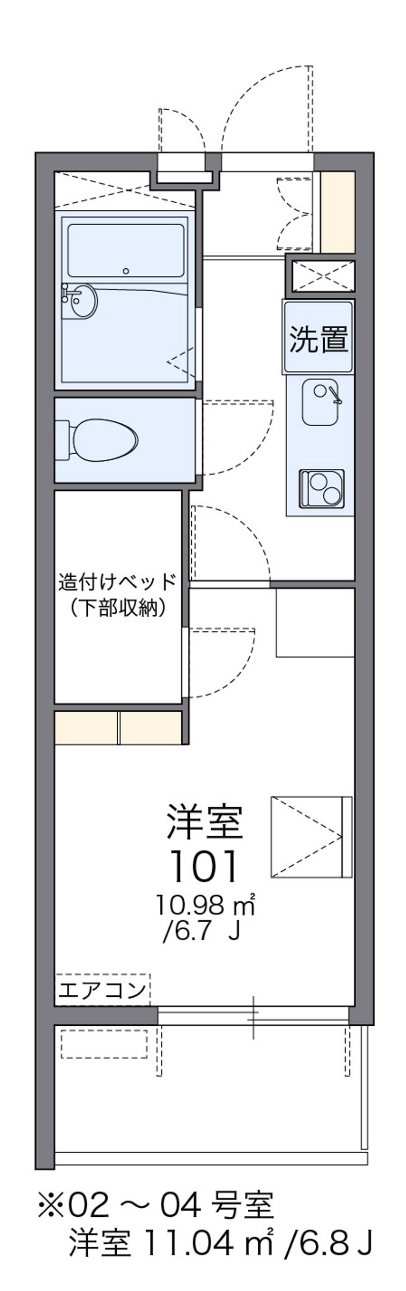 レオパレスＳＯＡＲＥＲⅡ 間取図