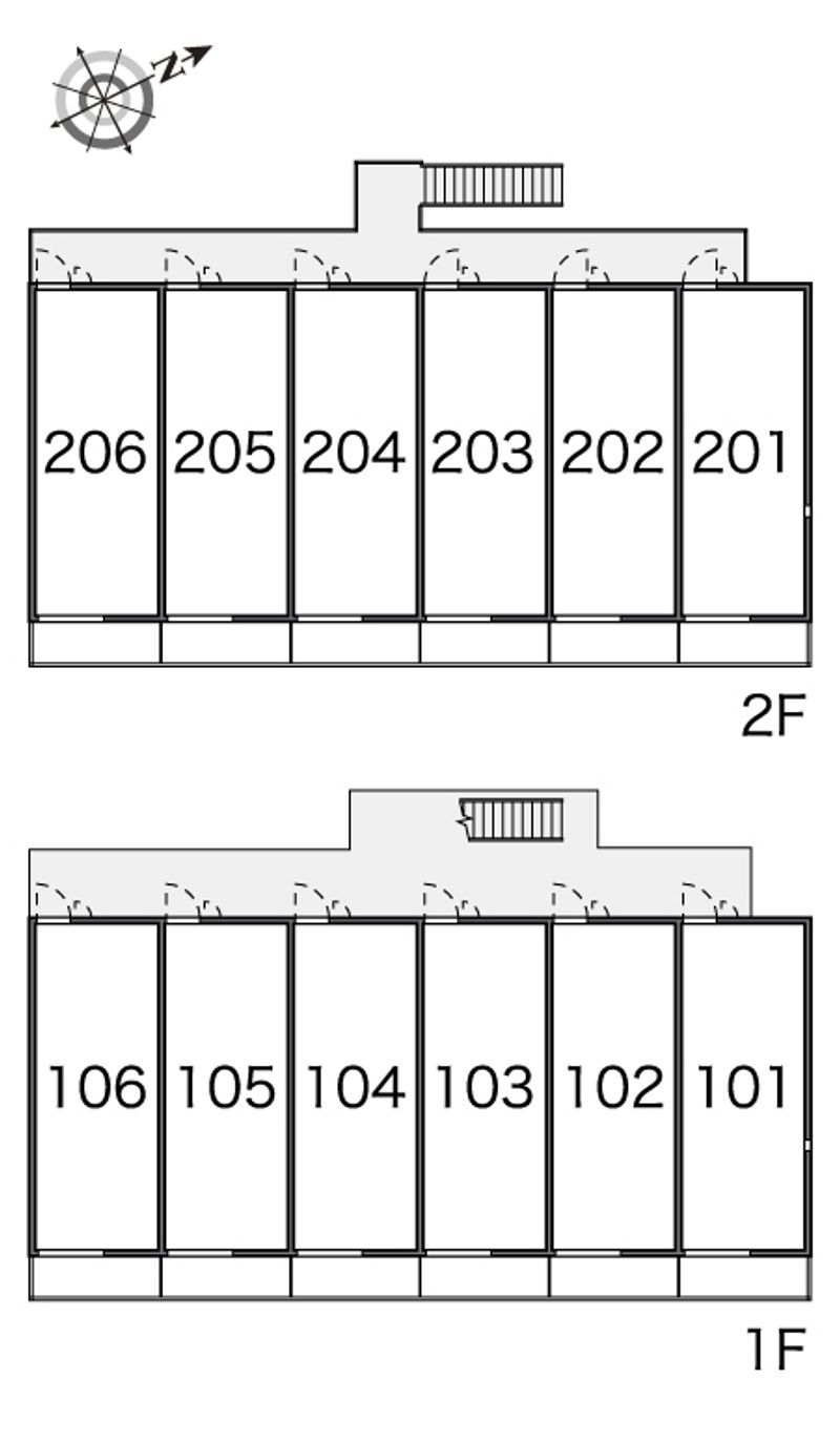 レオネクストコヅチⅥ 間取り配置図
