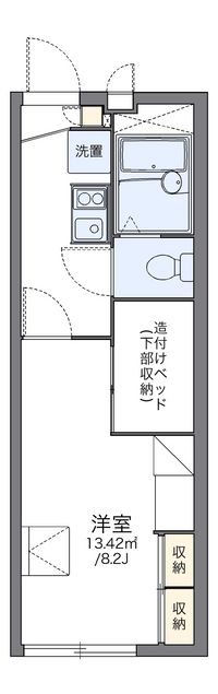 レオパレス光ヒルズ 間取り図