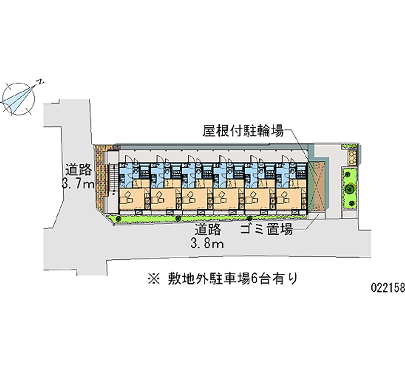 22158 Monthly parking lot