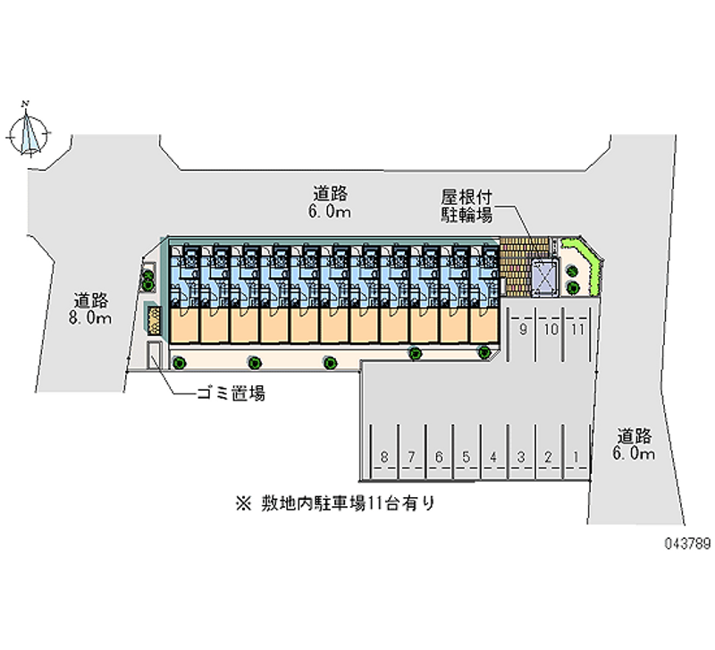 43789月租停車場