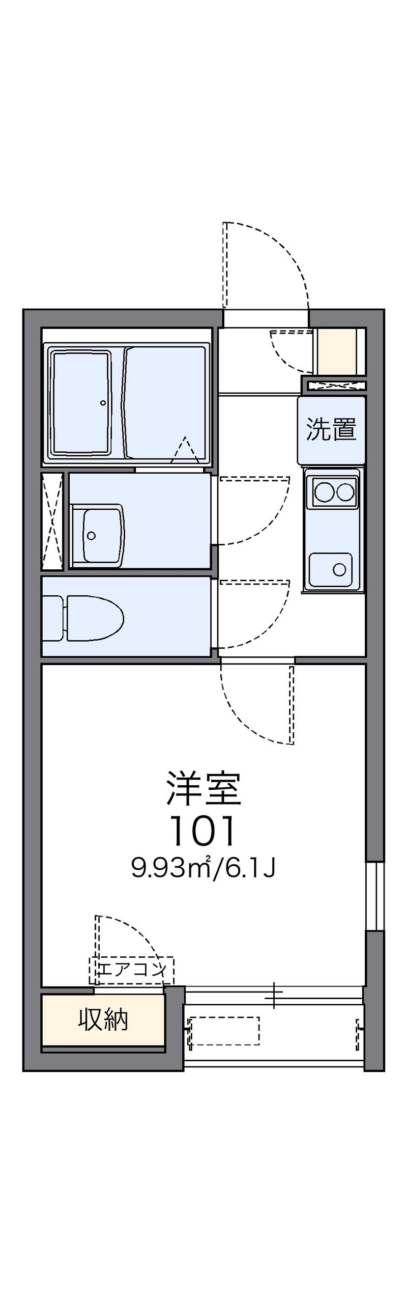 レオネクストロングライフ山手 間取図