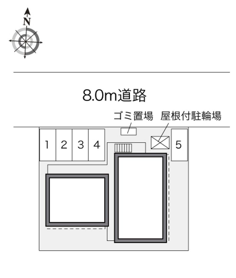 レオパレスたんぽぽ 配置図