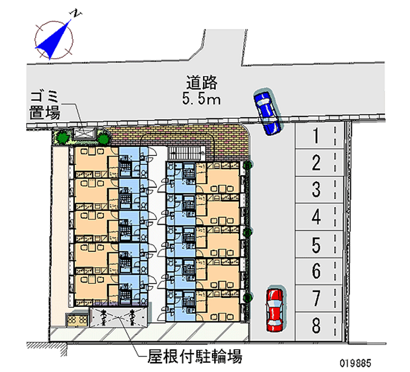 19885月租停车场