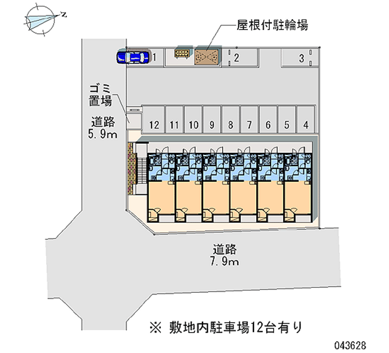 43628 Monthly parking lot