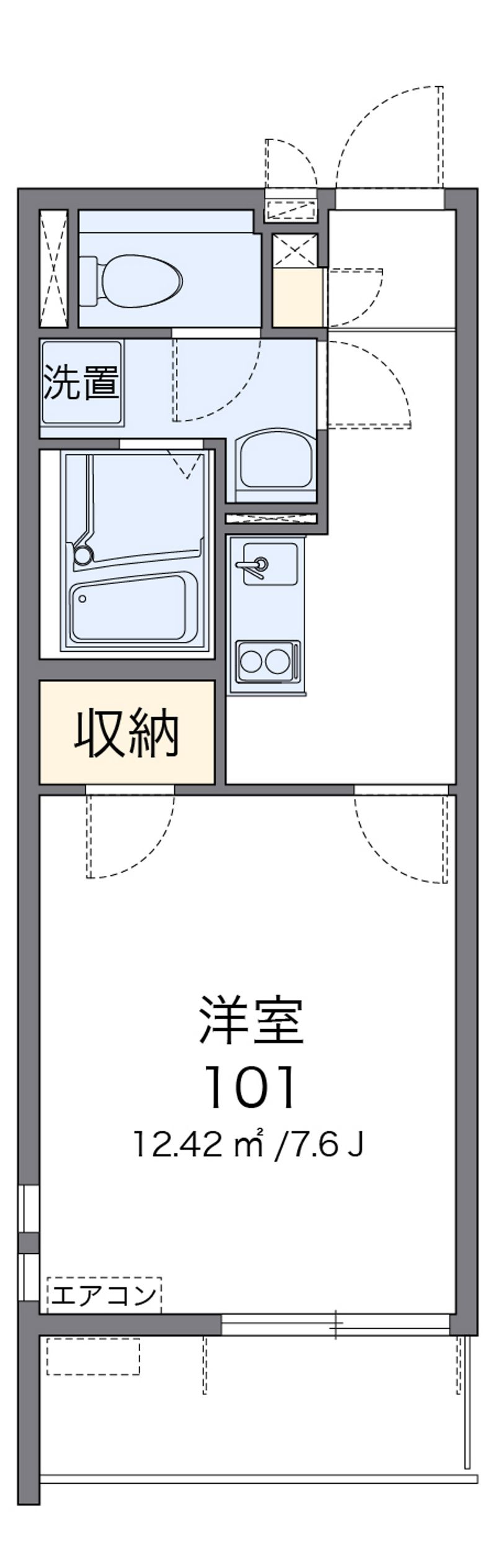クレイノＴｅｒａ 間取図