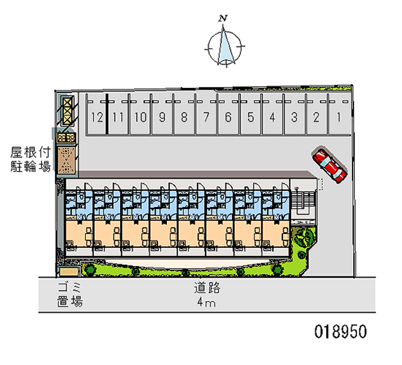 18950月租停车场