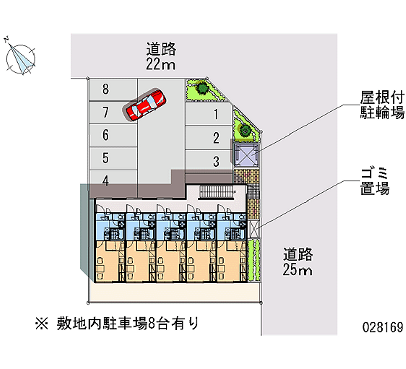 レオパレスステーション　ちとせ 月極駐車場