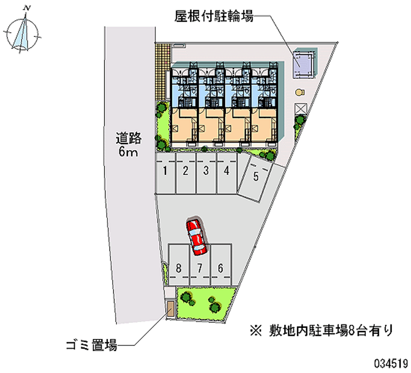 34519 Monthly parking lot