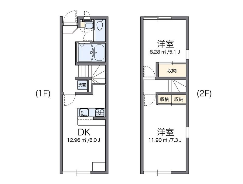 レオパレスアビテ湘南 間取図