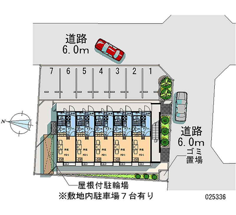 レオパレスリベェール 月極駐車場