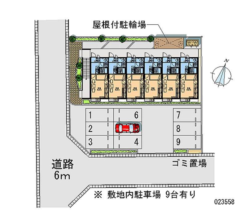 23558 Monthly parking lot