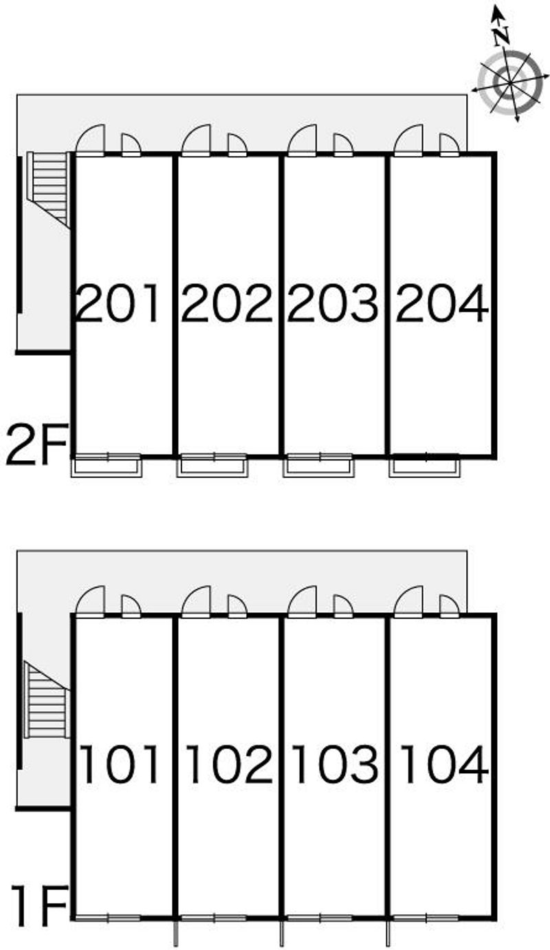 レオパレスＳＡＫＡＥⅡ 間取り配置図