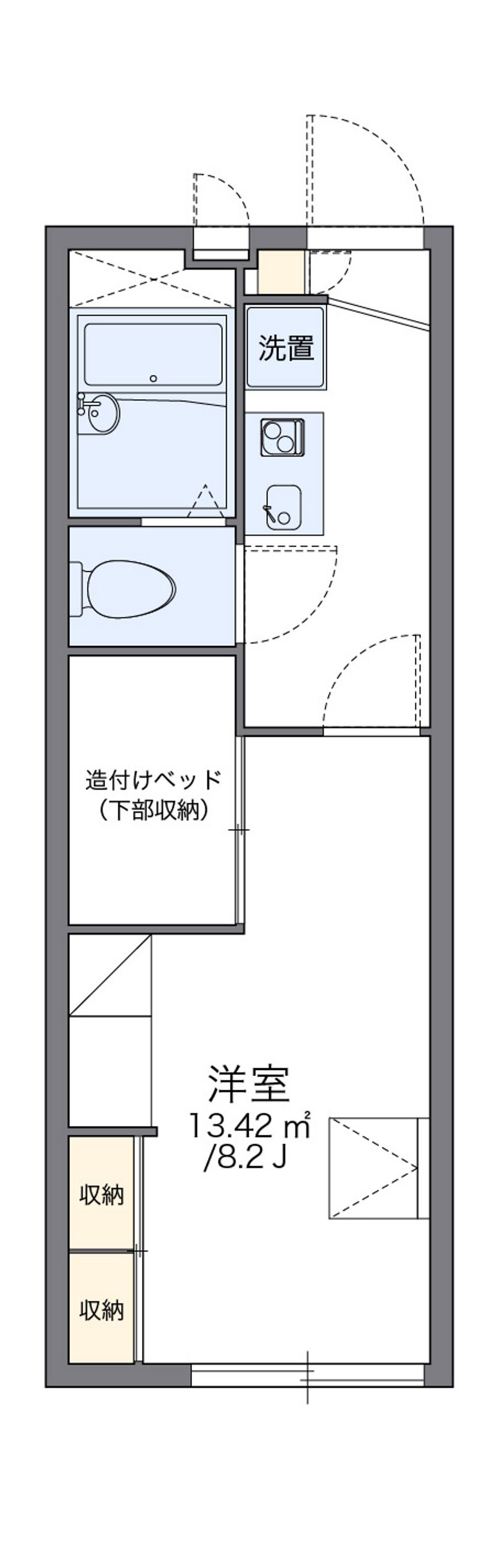 レオパレスＣｈｏｃｏｌａｔ 間取図