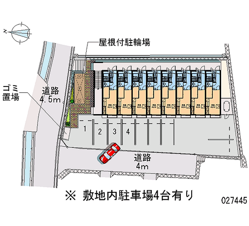 レオパレス恵夢伍番館 共用部分