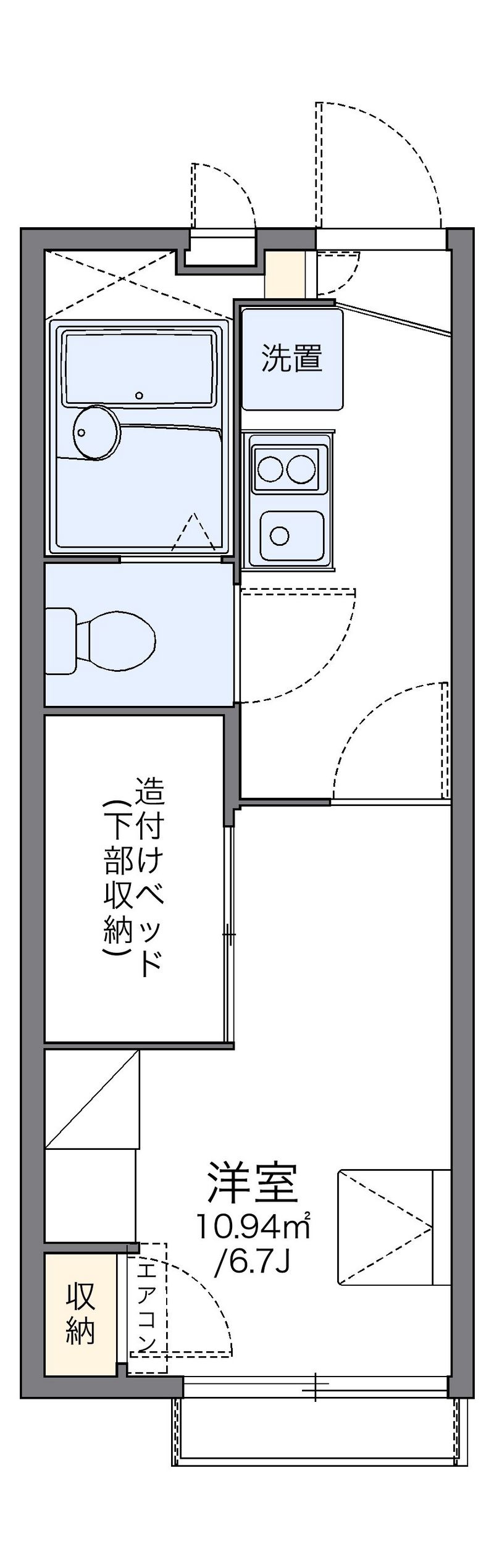 レオパレス石塚 間取図